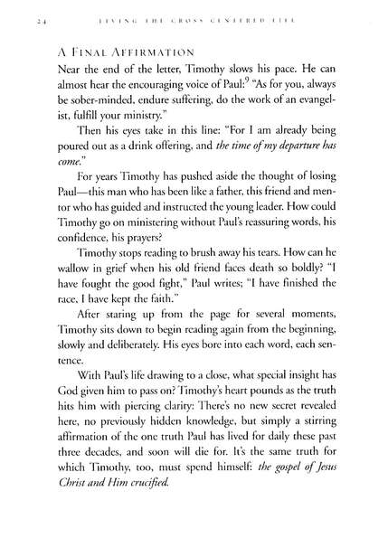 Excerpt Preview Image - 5 of 9 - Living the Cross-Centered Life