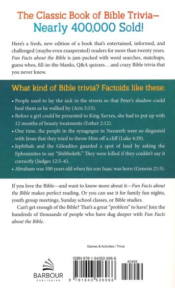 Fun Facts About The Bible Word Searches Matchups Guess Whos Fill In The Blanks Q A Quizzes And Crazy Bible Trivia That You Never Knew Robyn Martins 9781643526966 Christianbook Com