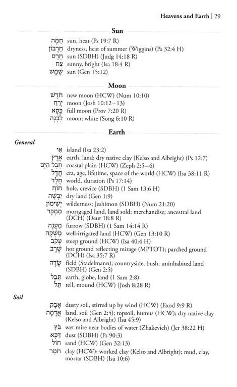 Biblical Hebrew Vocabulary By Conceptual Categories A Student S Guide To Nouns In The Old Testament J David Pleins Jonathan Homrighausen Christianbook Com