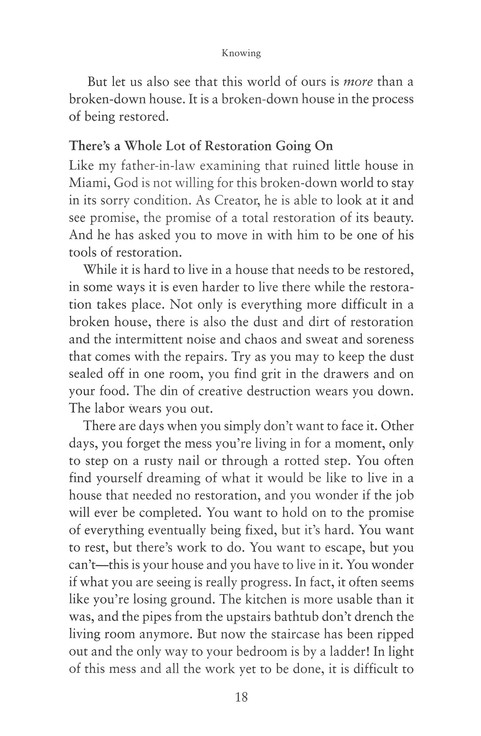Excerpt Preview Image - 6 of 7 - Broken-Down House: Living Productively in a World Gone Bad