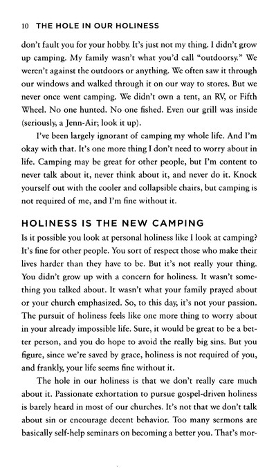 The Hole In Our Holiness Filling The Gap Between Gospel Passion And The Pursuit Of Godliness Kevin Deyoung 9781433541353 Christianbook 