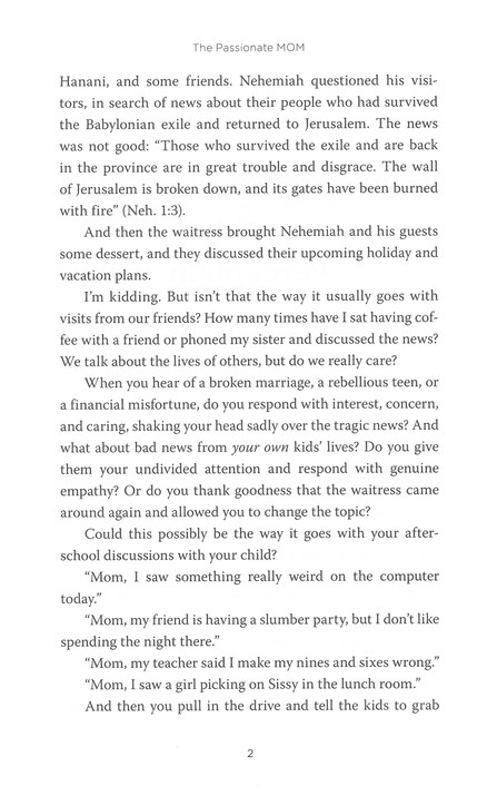 Excerpt Preview Image - 4 of 10 - The Passionate Mom: Dare to Parent in Today's World