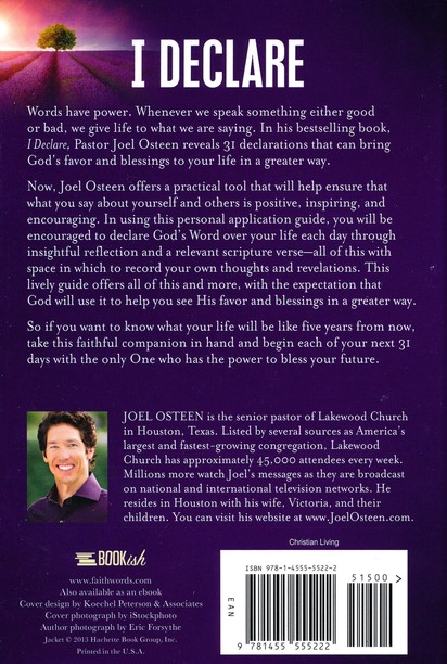 joel osteen book i declare pdf