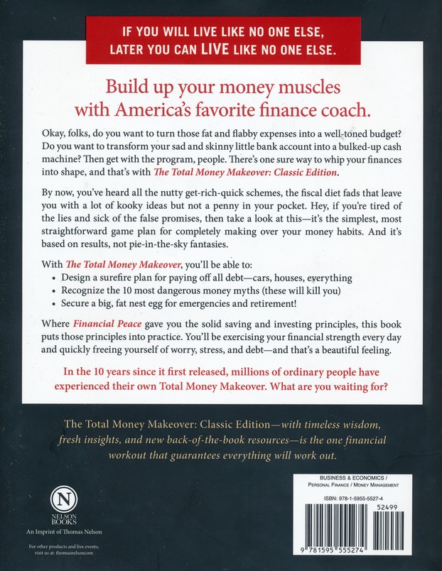 The Total Money Makeover Classic Edition A Proven Plan For Financial Fitness