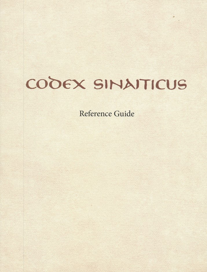 Codex Sinaiticus Facsimile Edition 9781598565775 Christianbook Com