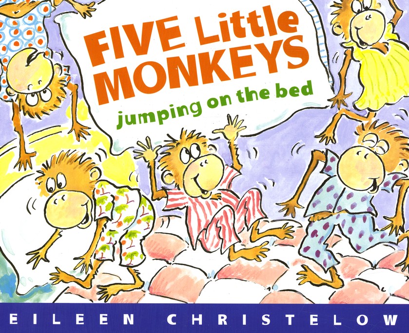 Five Little Monkeys Jumping On The Bed, Softcover: Eileen