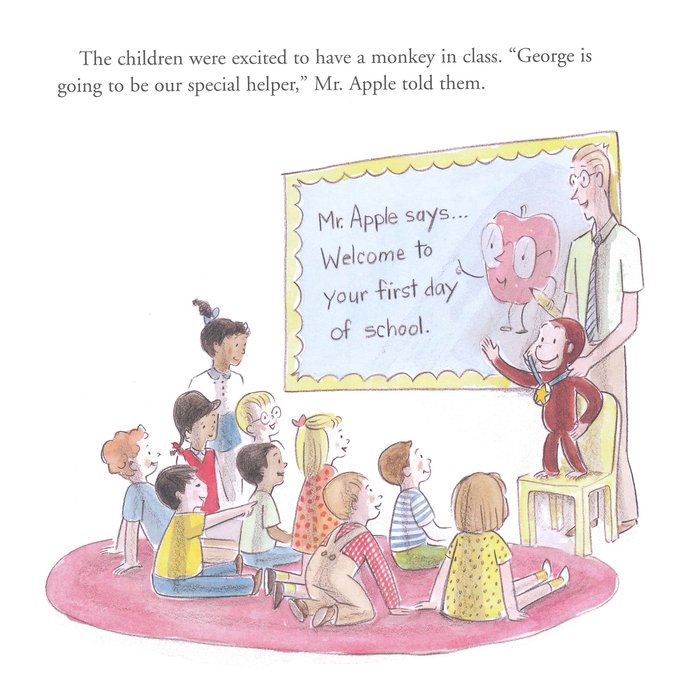 Sample Preview Image - 5 of 6 - Curious George's First Day of School