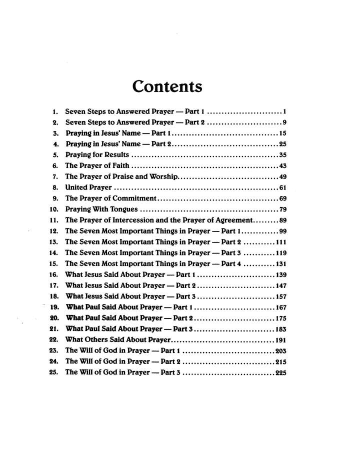 bible prayer study course kenneth hagin pdf