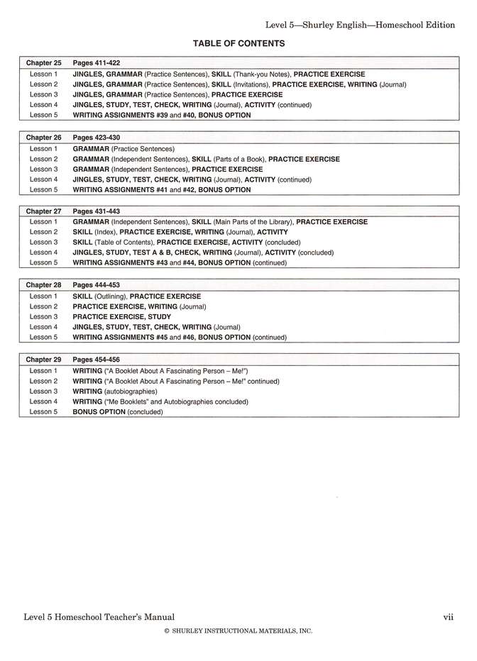 Shurley English Level 5 Kit - 