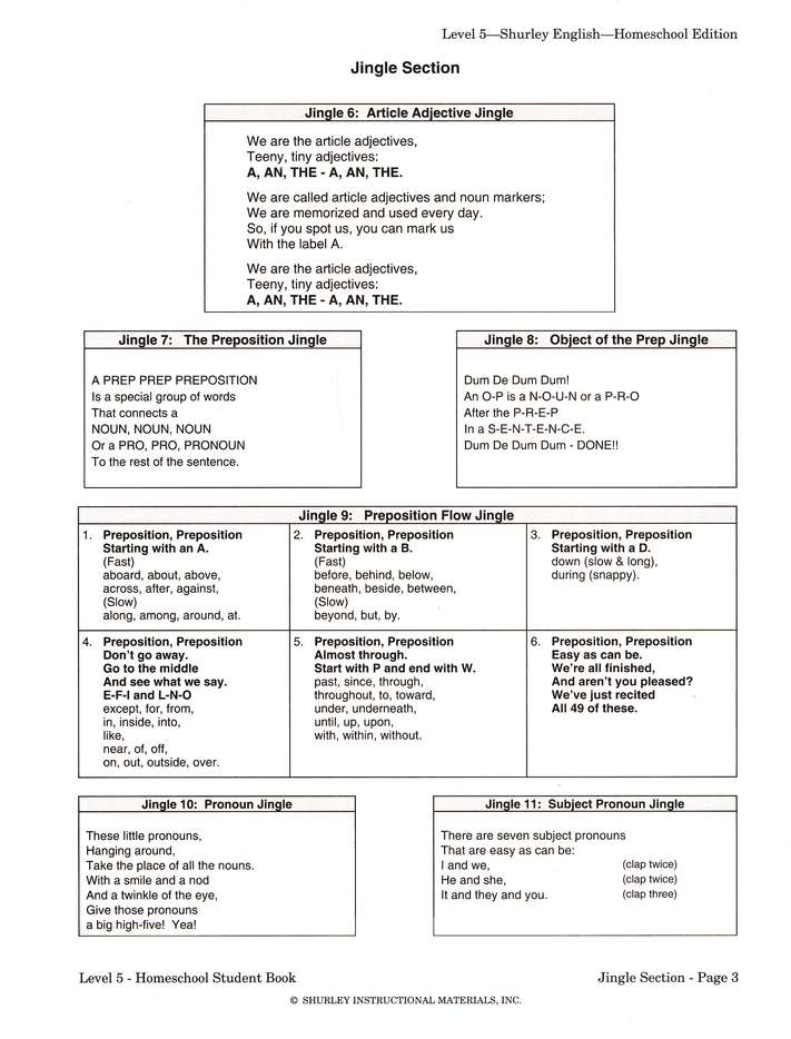 Shurley English Level 5 Student Workbook 9781585610334 Christianbook Com