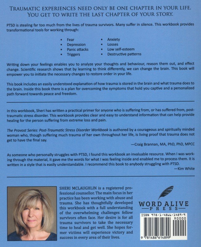 Post Traumatic Stress Disorder Workbook Practical Help And Information For Ptsd Sheri Mclaughlin Rpc Cpca 9781486614899 Christianbook Com