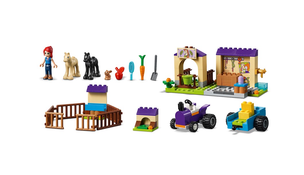 lego friends foal stable