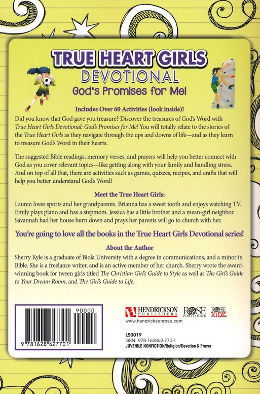 True Heart Girls Devotional God S Promises For Me Sherry Kyle Christianbook Com