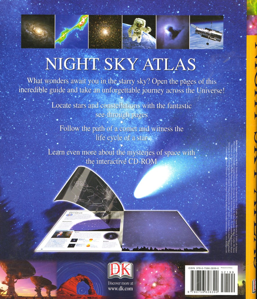 Night Sky Atlas With Cd Rom - 