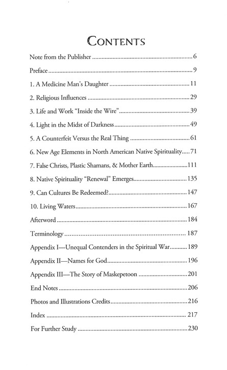 Table of Contents Preview Image - 2 of 9 - Muddy Waters: An Insider's View of North American Native Spirituality