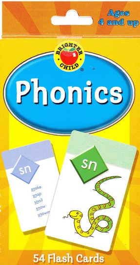 Brighter Child Phonics Flash Cards for sale online 