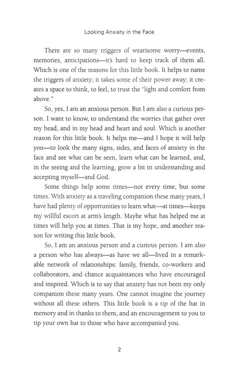 Excerpt Preview Image - 4 of 7 - Looking Anxiety in the Face: Wisdom for All Who Worry