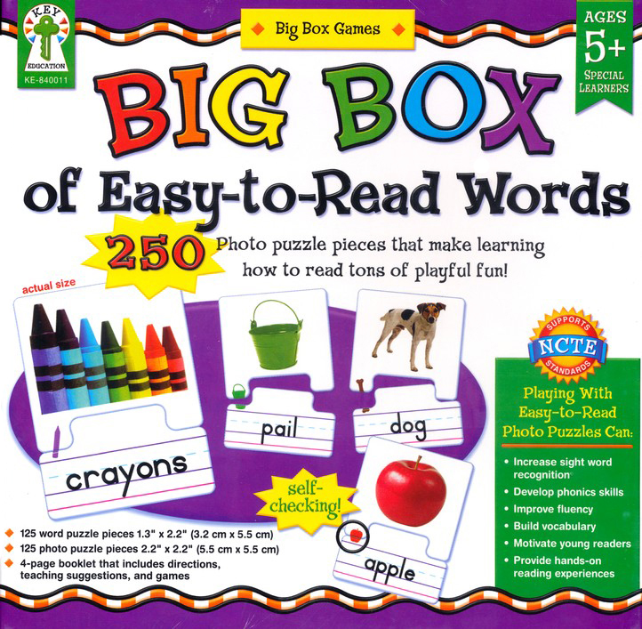 Big Box Of Easy To Read Words Game Sherrill B Flora Christianbook Com