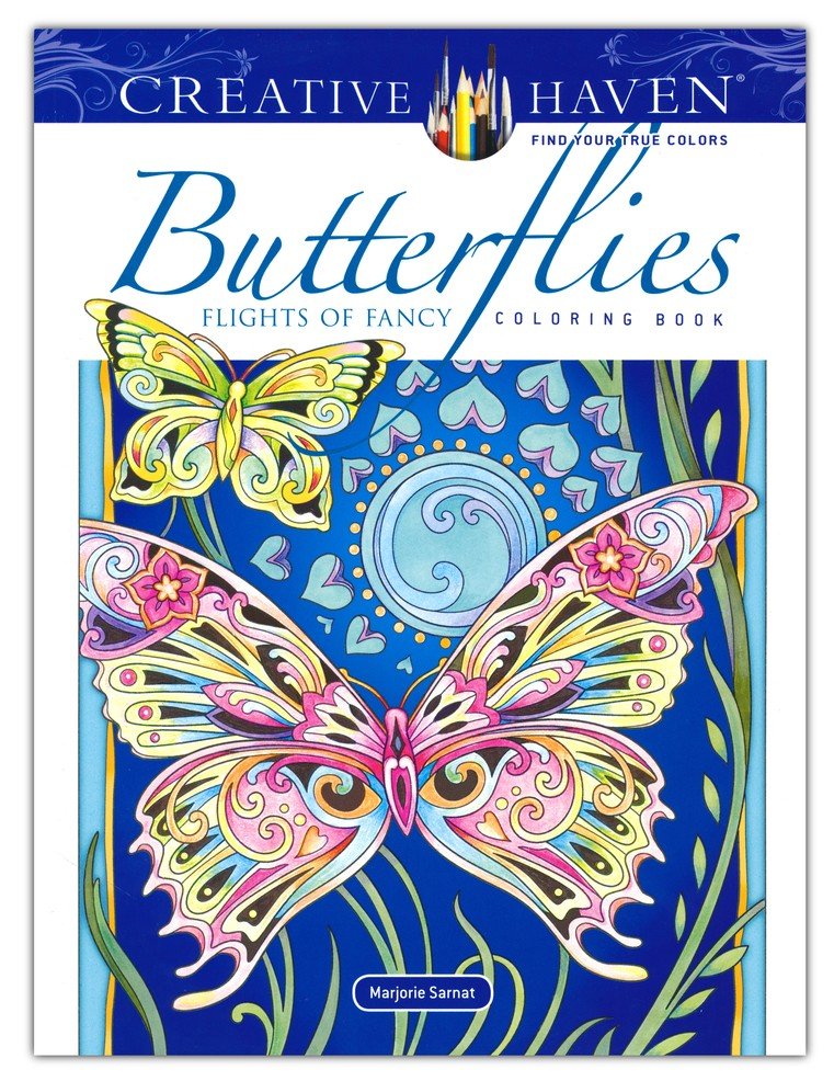 Download Butterflies Flights Of Fancy Coloring Book Marjorie Sarnat 9780486845418 Christianbook Com