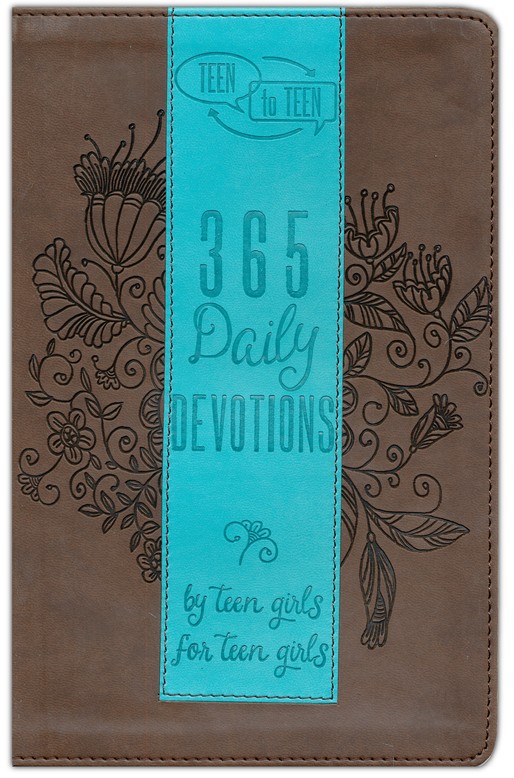 Teen to Teen: Daily Devotions by Teen Girls for Girls, Brown and Blue LeatherTouch: Patti Hummel: 9781433687822 - Christianbook.com