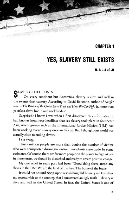 Excerpt Preview Image - 4 of 8 - Not in My Town: Exposing and Ending Human Trafficking and Modern Day Slavery