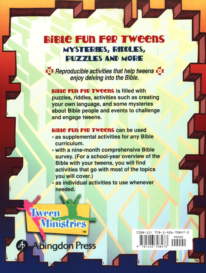 Bible Fun For Tweens Mysteries Riddles And More Marcia Stoner 9781426708473 Christianbook Com