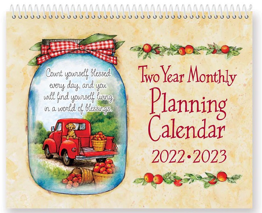 Two Year Count Your Blessings Mason Jar Wall Calendar (2022-2023) - Christianbook.com