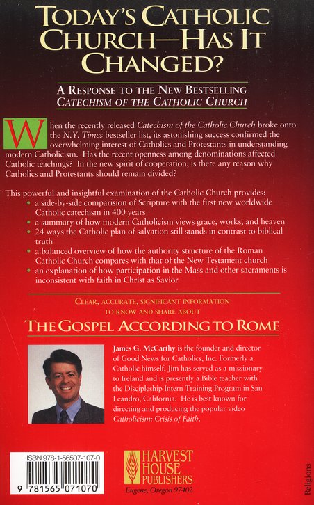 Back Cover Preview Image - 7 of 7 - The Gospel According to Rome: Comparing Catholic Tradition and The Word of God