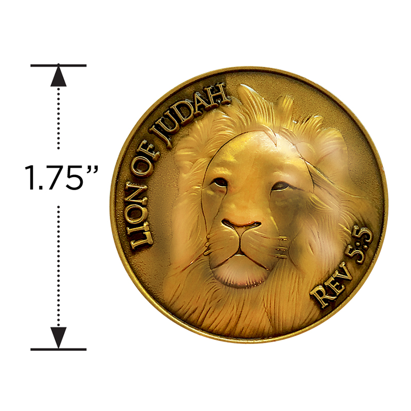 Lion Man Of God Challenge Coin Christianbook Com