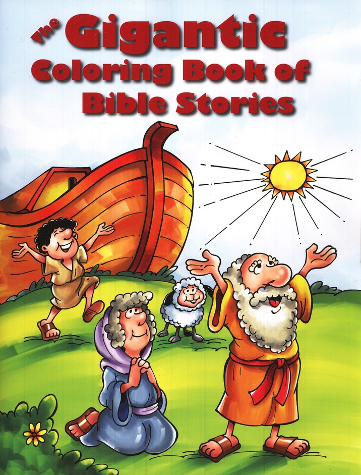 Large BIBLE STORIES MAGIC COLORING BOOK 3 Way Kid Show Trick Color Change Story 