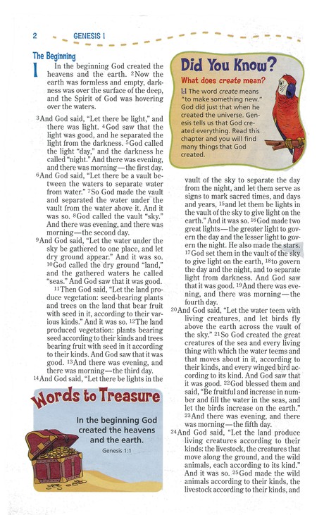 Excerpt Preview Image - 3 of 12 - NIV Adventure Bible, Hardcover, Jacketed
