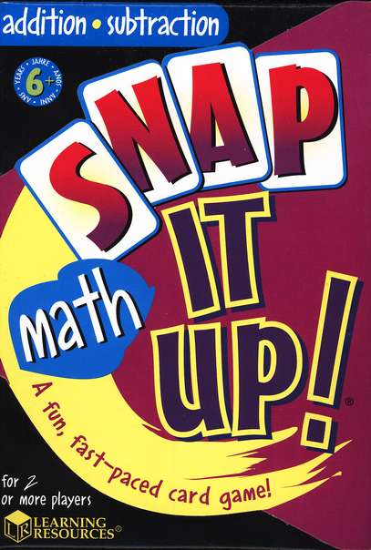 Card Games Addition/Subtraction Learning Resources Snap it Up 