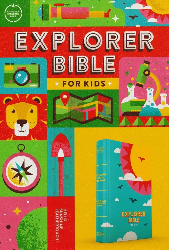 Kids,　Explorer　Sunshine--LeatherTouch:　Hello　CSB　for　Bible　9781087765655