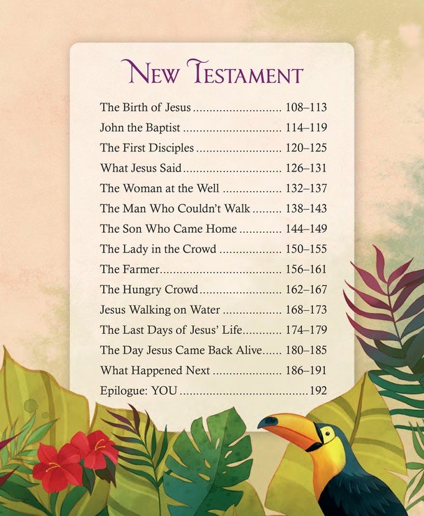 Table of Contents Preview Image - 3 of 10 - I Wonder: Exploring God's Grand Story: an Illustrated Bible