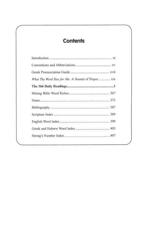 Table of Contents Preview Image - 2 of 8 - A Word for the Day: Key Words from the New Testament