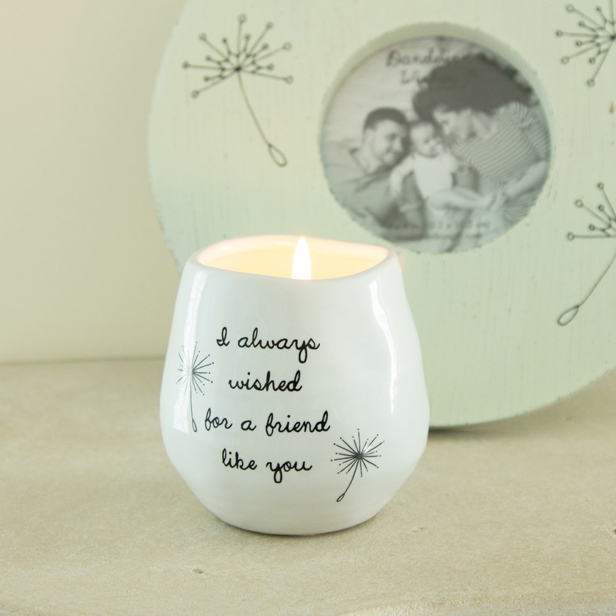 I Always Wished for a Friend Like You Friendship Gifts for Women BFF Gifts Best Friend Dandelion Gifts Best Friend Birthday Gifts for Friends Female LEADO Lavender Scented Candles Friends