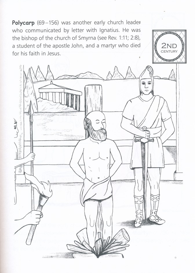 Church history coloring pages