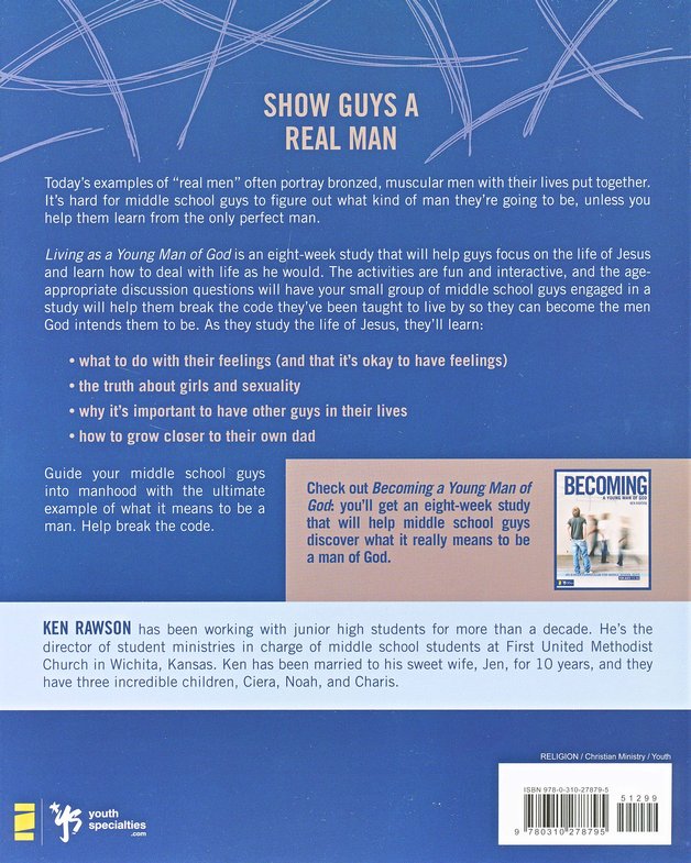 Back Cover Preview Image - 7 of 7 - Living As a Young Man of God: An 8-Week Curriculum for Middle School Guys