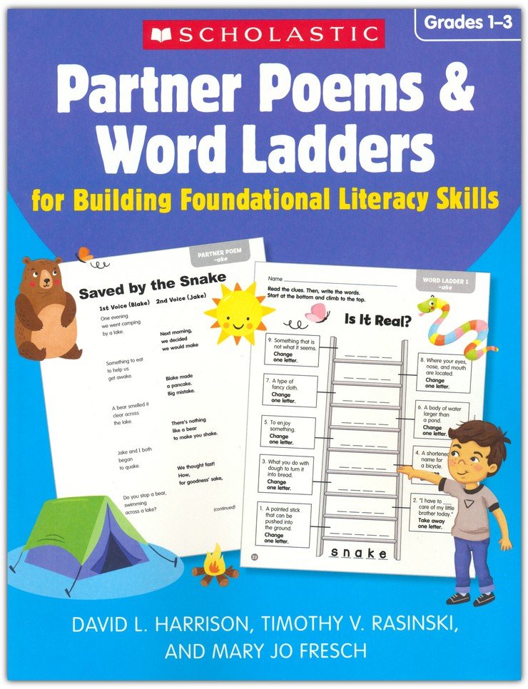 Skills:　Partner　1-3:　David　Mary　Poems　Literacy　Timothy　9781338792898　V.　Grades　Word　Fresch:　Ladders　Building　L.　for　Foundational　Jo　Harrison,　Rasinski,