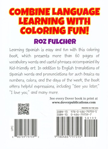 Color Learn Easy Spanish Phrases For Kids Roz Fulcher Christianbook Com