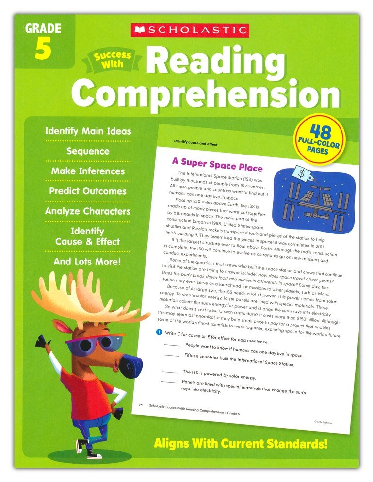 Grade　Resources:　with　Reading　Scholastic　Comprehension　Teaching　5:　9781338798630　Scholastic　Success