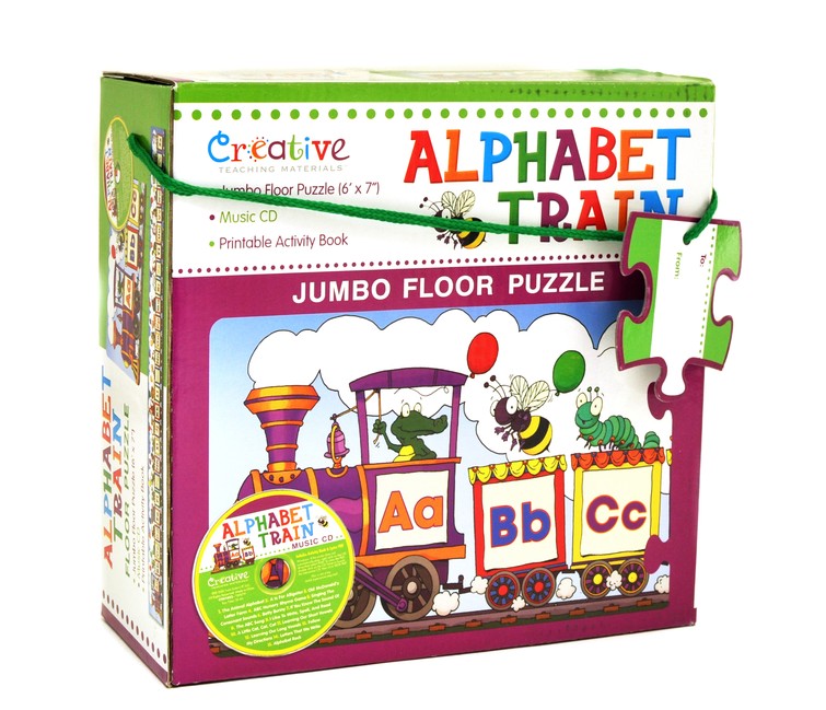 alphabet train floor puzzle