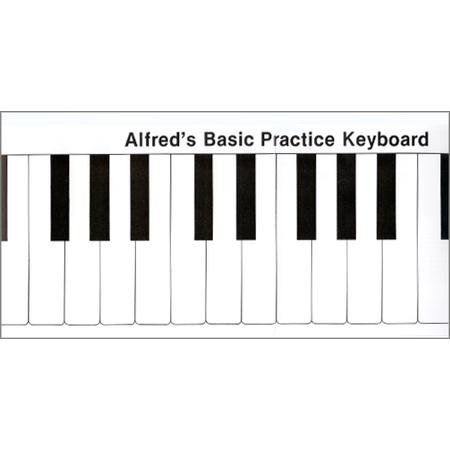 Alfred Keyboard Chart 88 Key Foldout Chart