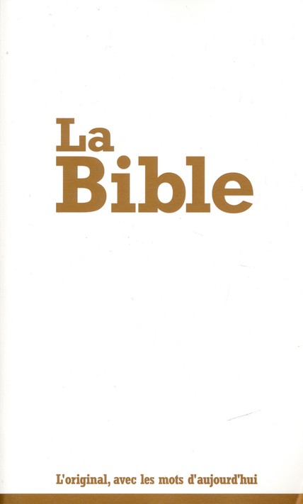 CLC Canada - LSG French Bible (Louis Segond) Hardcover Large Print Book