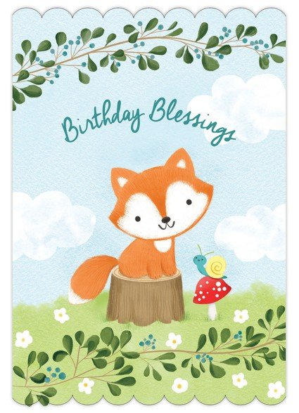 Joyful Blessings Birthday Cards Box Of 12 Christianbook Com