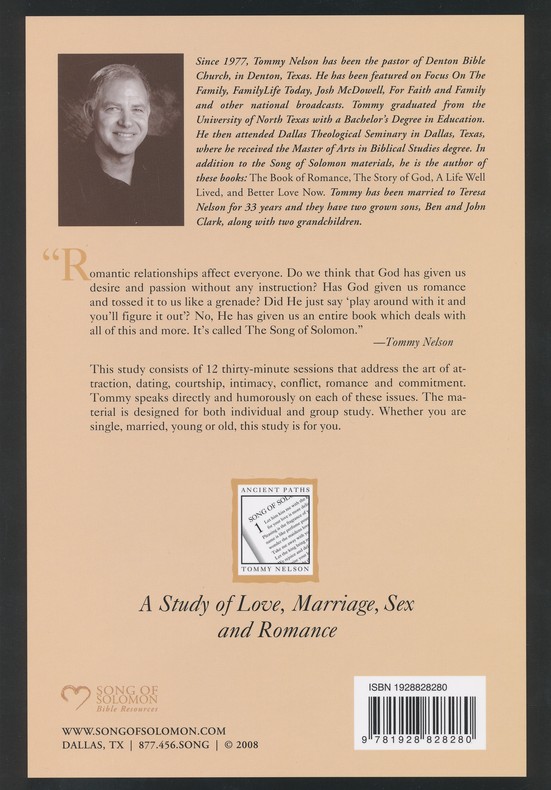 The Song Of Solomon Classic Study Guide A Study Of Love Marriage Sex And Romance - 