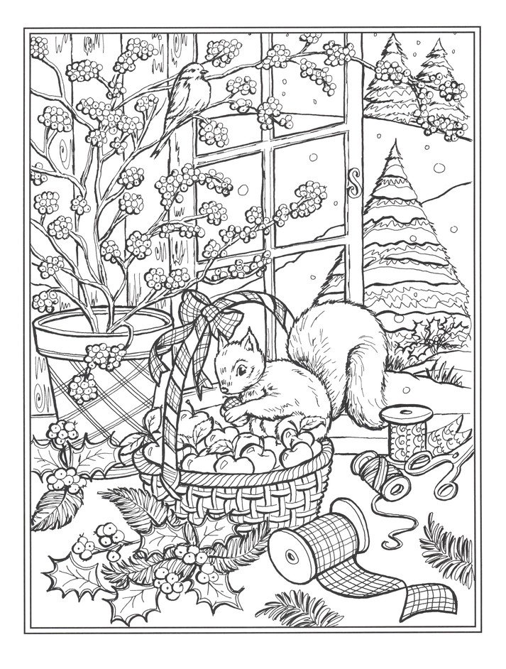 Country Christmas Coloring Book Teresa Goodridge 9780486832524 Christianbook Com