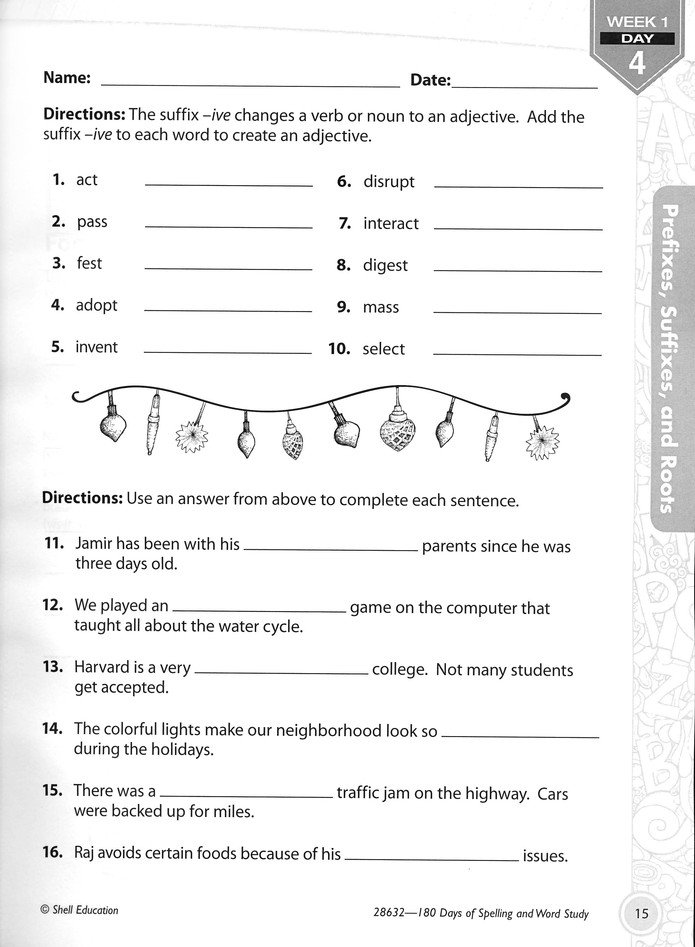 1st grade level words to spell