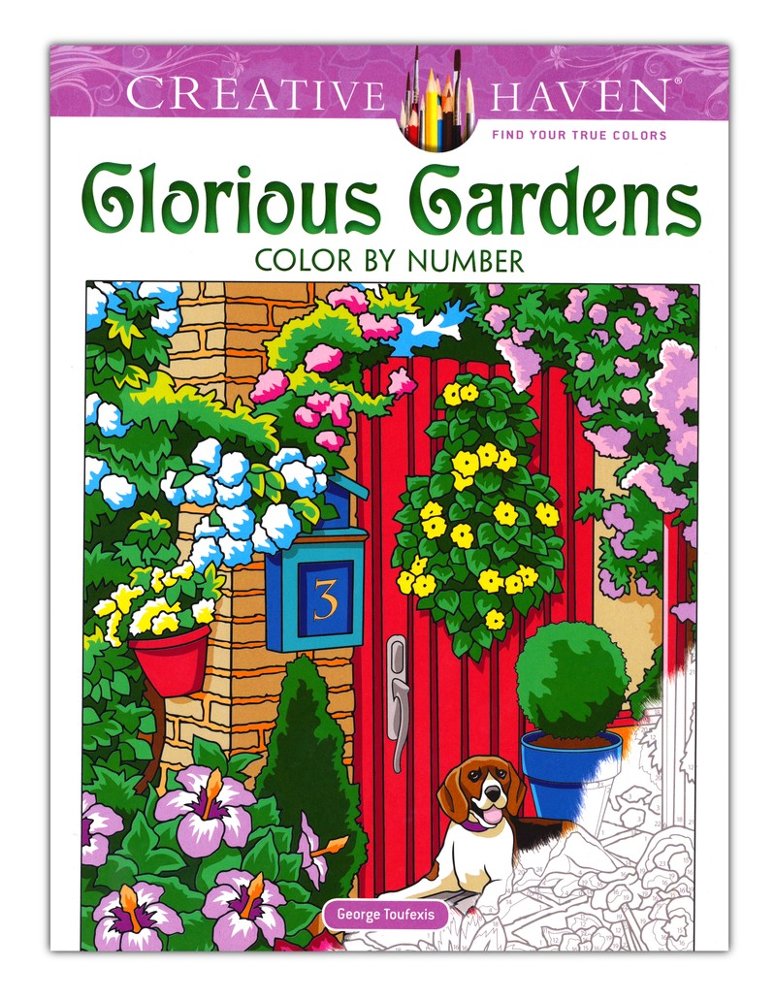 Adult Coloring Book Creative Haven City Sights Color by Number