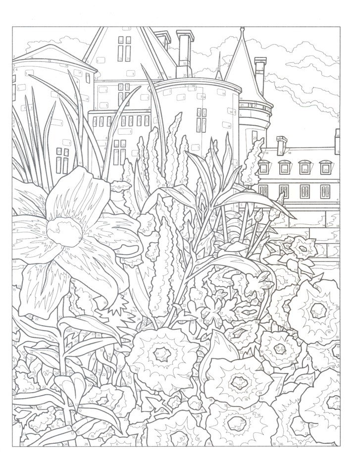 Download Glorious Gardens Color By Number Coloring Book George Toufexis 9780486836690 Christianbook Com